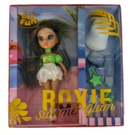 ELEFUN LALKA ROXIE SUMMER GLAM BRĄZOWE WŁOSY