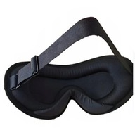 OPASKA MASKA NA OCZY DO SPANIA SNU 3D PODRÓŻNA ODPOCZYNEK RELAKS CZARNA