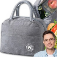 TORBA TERMICZNA IZOLACYJNA ŚNIADANIOWA NA PIKNIK JEDZENIE PLAŻĘ LUNCH BOX