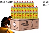 28x KARTUSZ GAZOWY NABÓJ XXL KUCHENKA PALNIK 227g 400ML MEGA ZESTAW ZAPAS