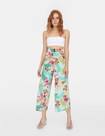 Stradivarius tuba crop top tube bandeau opaska y2k stanik biały braletka L