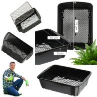 SIEWNIK RĘCZNY OGRODNICZY PROSTOKĄTNE SITO DO ZIEMI KOMPOSTU KAMIENI 39 CM