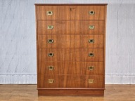 Duńska, tekowa komoda, lata 70, design (245)