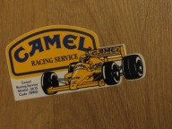 CAMEL RACING SERVICE FORMUŁA1 BOLID naklejka z PRL