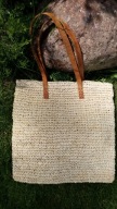 Torba Bag Kotak z trawy morskiej i bawełny z Bali