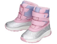 LUPILU śniegowce dziecięce różowe dziewczęce buty zimowe 26