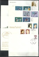 *FDC ROCZNIK 1990 / PIERWSZY DZIEŃ OBIEGU kas. - 35 szt / Fi 3148 B1