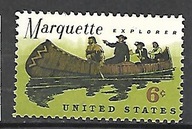 USA - Jezuita P. Marqette na Misisipi 1968 ** Mi 964 (2105)