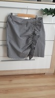 Gina Tricot spódnica w pepitkę z falbaną _____ 38 j.NOWA