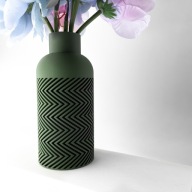 Wazon Nowoczesny Skandynawski Oliwkowy Mat 20cm