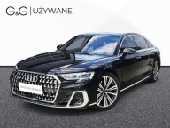Audi A8 Long, panoramiczny dach, skretna tylna os, kamery 360, head up, BO