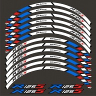 NAKLEJKI PASKI NA FELGI RANT SUZUKI R125S + GRATIS !!!