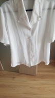 bluzka biała klasyczna z kołnierzykiem 42
