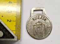 Medal pamiątkowy PRL Gniezno, orzeł bez korony, otwór na wstążkę