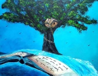 Abstrakcja Anpi prezent 40x30 /75PatrykMit