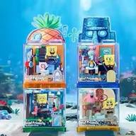 Mega duży zestaw Spongebob ananasowy domek klocki konstrukcyjne + figurki