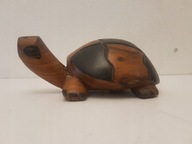 FIGURKA rzeźba DREWNIANA DO GABLOTY ŻÓŁW ANGIELSKI