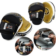 Tarcze Bokserskie Rival RPM7 Łapy Trenera Złote Czarne Premium Boks