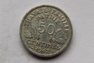 50 CENTIMES 1942 R. FRANCJA - BK19