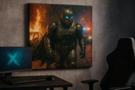 Obraz na płótnie "Bat-Man" 40x40 cm DC