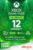 Xbox Game Pass Ultimate 12 Miesięcy | Kody Na Własne Konto Bez kombinowania