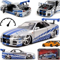 Nissan Skyline 2002 Jada 1:24 Fast & Furious - NAJLEPSZE AUTO FILMU NITRO