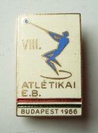 MISTRZOSTWA EUROPY W LEKKOATLETYCE Budapeszt 1966 Węgry