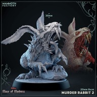 Murder Rabbit 2 - MoM - figurka RPG DnD D&D - druk 3D 14K