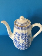 Piękny stuletni dzbanek do herbaty China Blau Oscar Schaller Bavaria