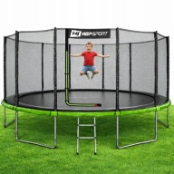 Trampolina Ogrodowa 16FT 488cm z Siatką Zewnętrzną Duża Dla Dzieci