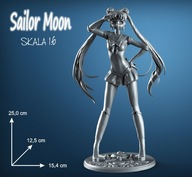 Czarodziejka z Księżyca- figurka wydruk 3D