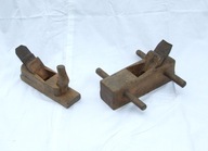 Komplet starych ręcznych narzędzi stolarskich strugi Hazet