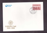 Wyspy Owcze - 1984 rok - FDC Koperta - znaczki nr 91
