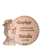 Magnes pamiątka grawer podziękowanie Komunia -02