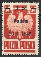 $$1945 Fi 352 B9** RADOM - LITERA "A" ŚCIĘTA Z PRAWEJ nad. 19 , poz. 19/69
