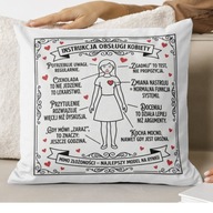 Poduszka na Walentynki, instrukcja obsługi kobiety