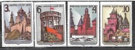 ZSRR - zabytki Rosji Smoleńsk, Psków, Nowogród 1971 ** Mi 3944-7 (2361)
