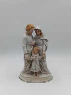 Figurka z porcelany 25cm Święta Rodzina - Maria, Józef i mały Jezus vintage