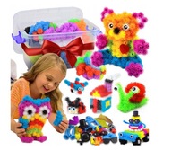 RZEPY CZEPY KOLOROWE KLOCKI KREATYWNE 800+ MEGA DUŻY ZESTAW XXL DLA DZIECKA