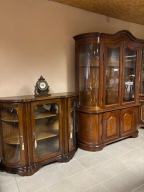 ZESTAW WŁOSKI STYLOWY KOMODA WITRYNA (Stół dostępny) ITALY sklep stylowe