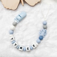 Personalizowana zawieszka do smoczka z imieniem silikonowa