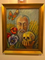 Obraz olejny na płótnie, Polski malarz