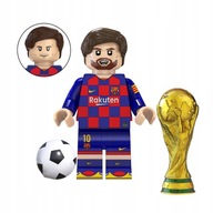 KLOCKI FIGURKA LEO MESSI FC Barcelona do złożenia 5cm
