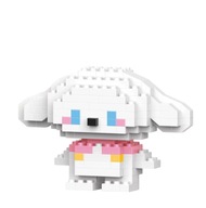 KLOCKI BRICKS - FIGURKA CINNAMOROLL - HELLO KITTY - 144 ELEMENTY