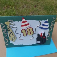 Kartki okolicznościowe urodziny, rocznica, ślub, chrzest, ręcznie robione