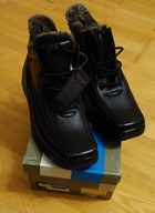 Trzewiki męskie zimowe czarne z futerkiem r.45