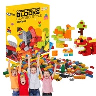 KLOCKI KONSTRUKCYJNE CLASSIC ZESTAW KREATYWNY EDUKACYJNY DZIECI 1000 SZT