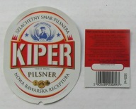 ETYKIETA PIWO KIPER PILSNER BROWAR SULIMAR PIOTRKÓW TRYBUNALSKI + KONTRA