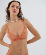 Śliczna markowa bielizna Monki EUR S CN 75B ceglasta braletka