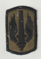 Armia USA naszywka 18 brygda artylerii polowej Haft 7.5x4.5 cm